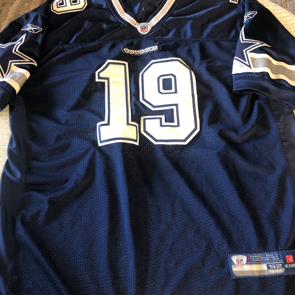 VINTAGE DALLAS COWBOYS MILES AUSTIN ON FIELD STITCHED REEBOK JERSEY ADULT 52.